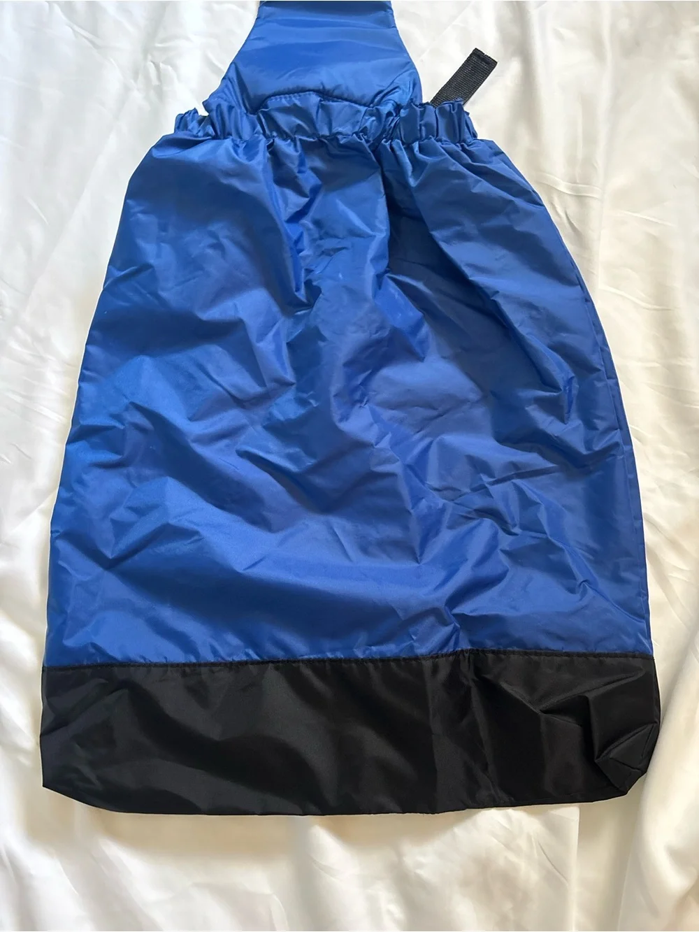 Walkin' Pets Walkin' Drag Bag Dog Drag Bag XL Blue/Black Nylon Leash Ring